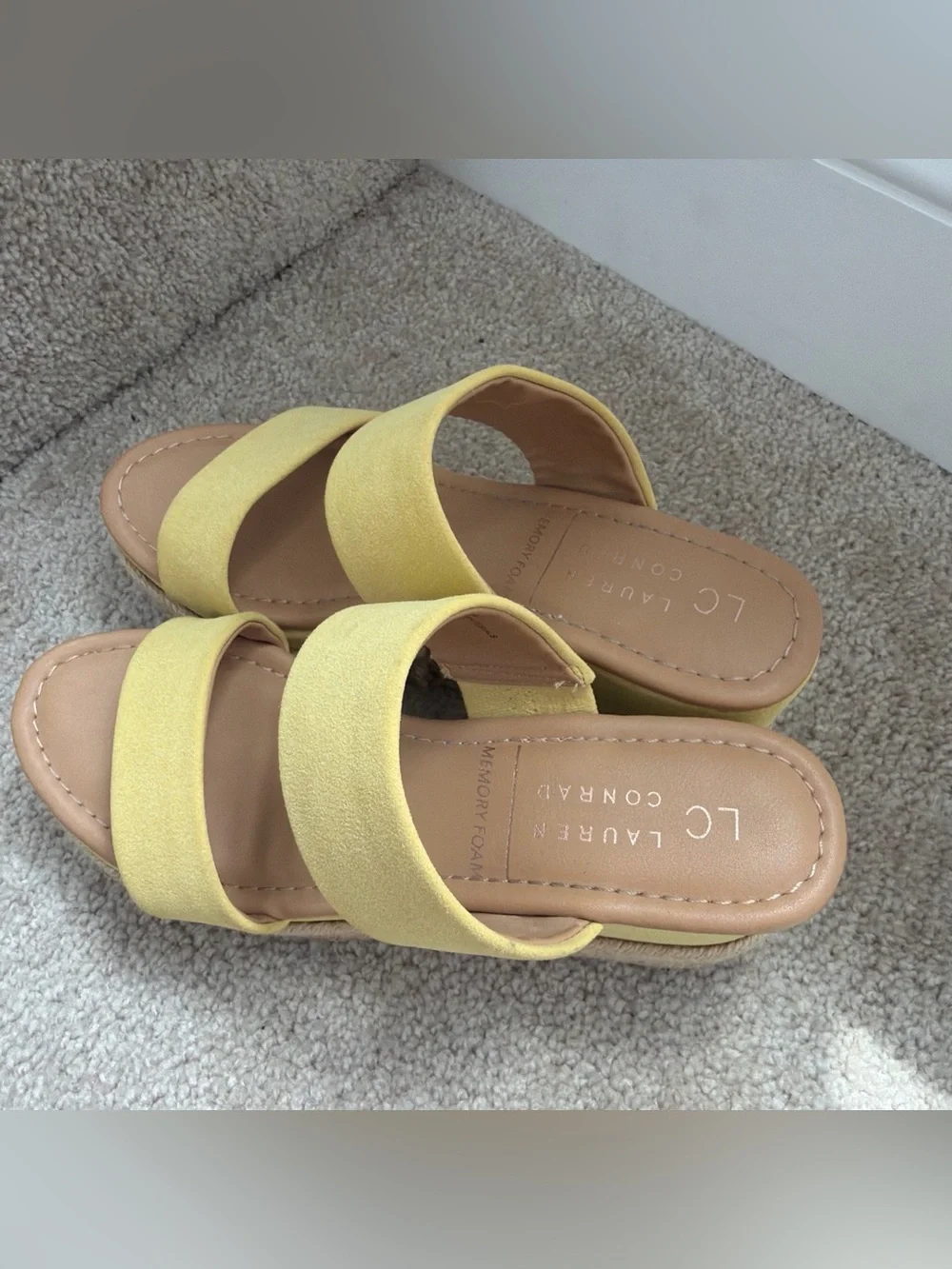 Lauren Conrad yellow wedges